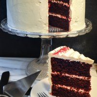 Red Velvet Cake with Ermine Icing