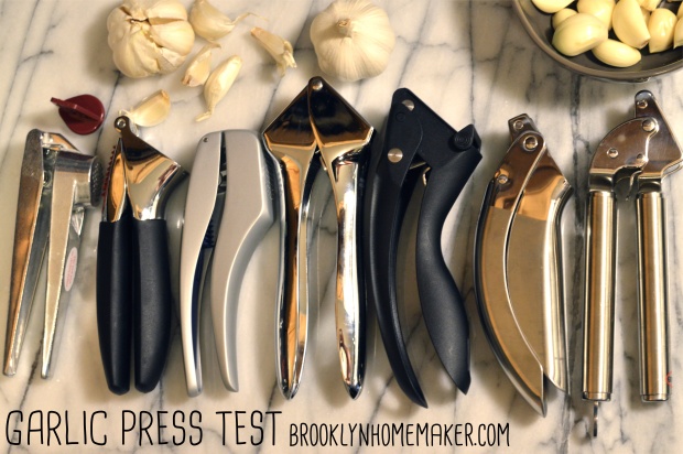 garlic press test  Brooklyn Homemaker