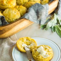 flaky butternut squash & sage biscuits