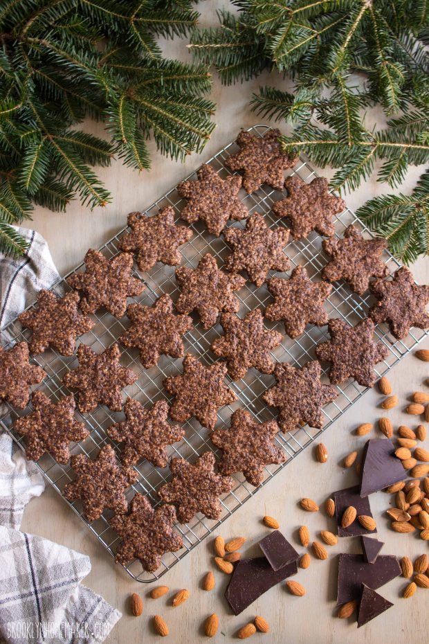 basler brunsli | chocolate almond spice cookies | Brooklyn Homemaker